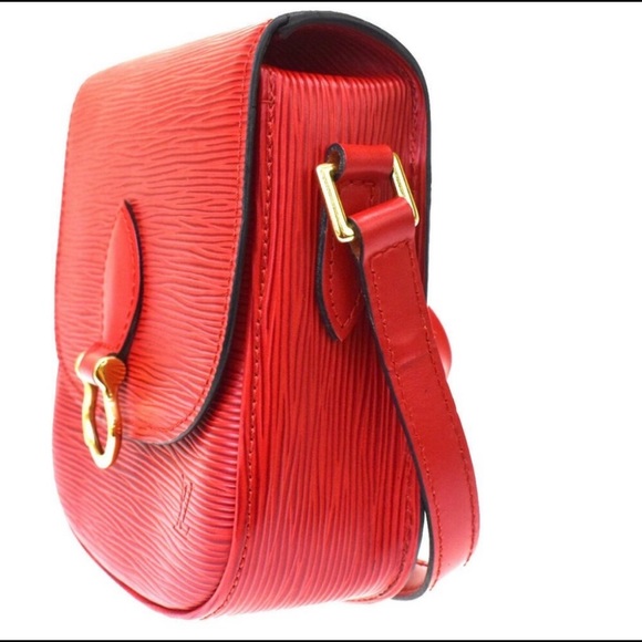 Louis Vuitton Mini Saint Cloud Shoulder bag EPI Red - Picture 4 of 11